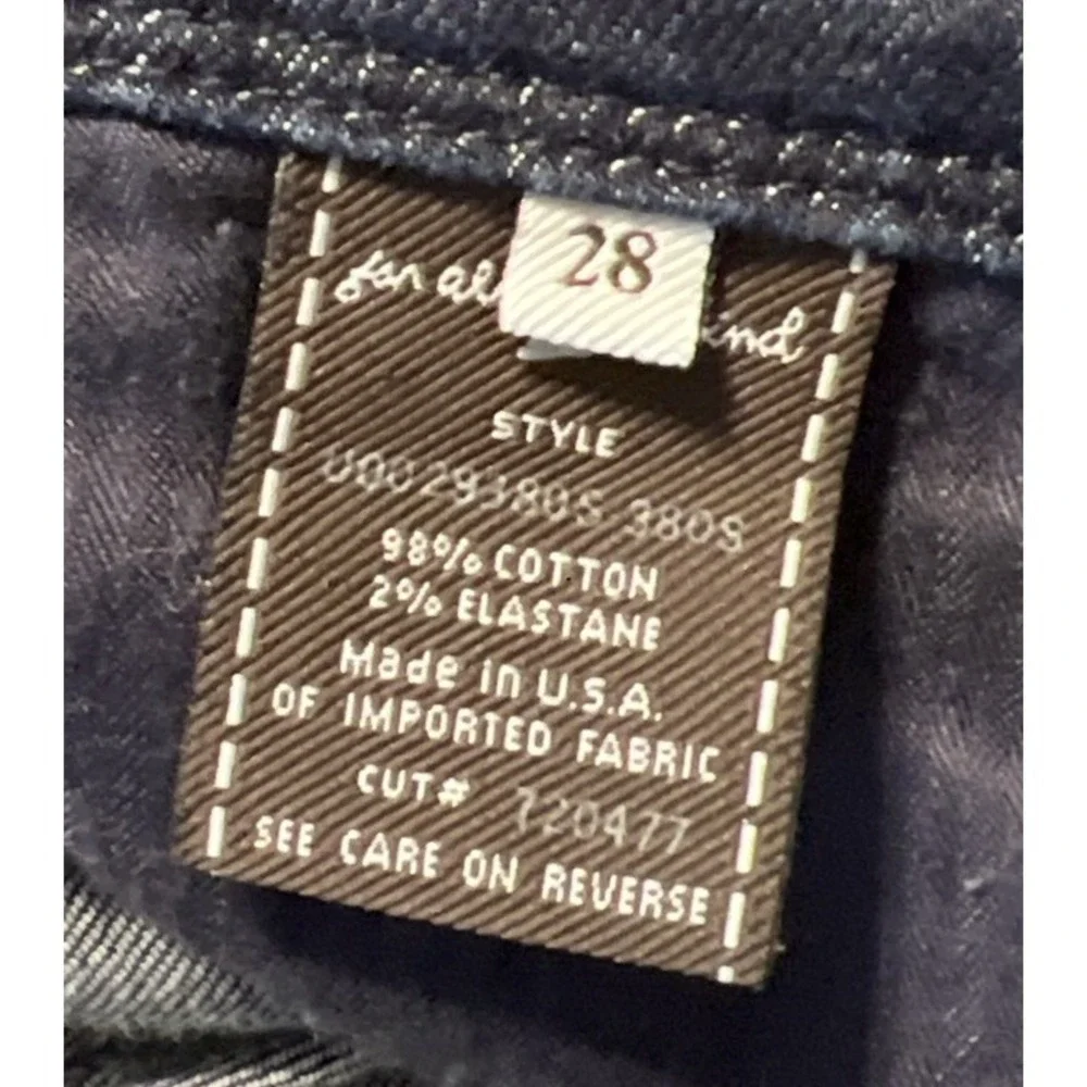 7 For All Mankind Vintage Women's Bell-Bottom Mid Rise Jeans Size 28 (29x30)